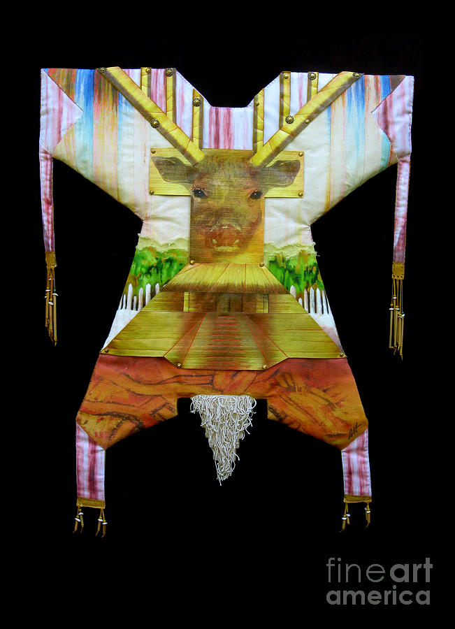Deer Mixed Media - Deer Power Dress  by Alyssa Hinton