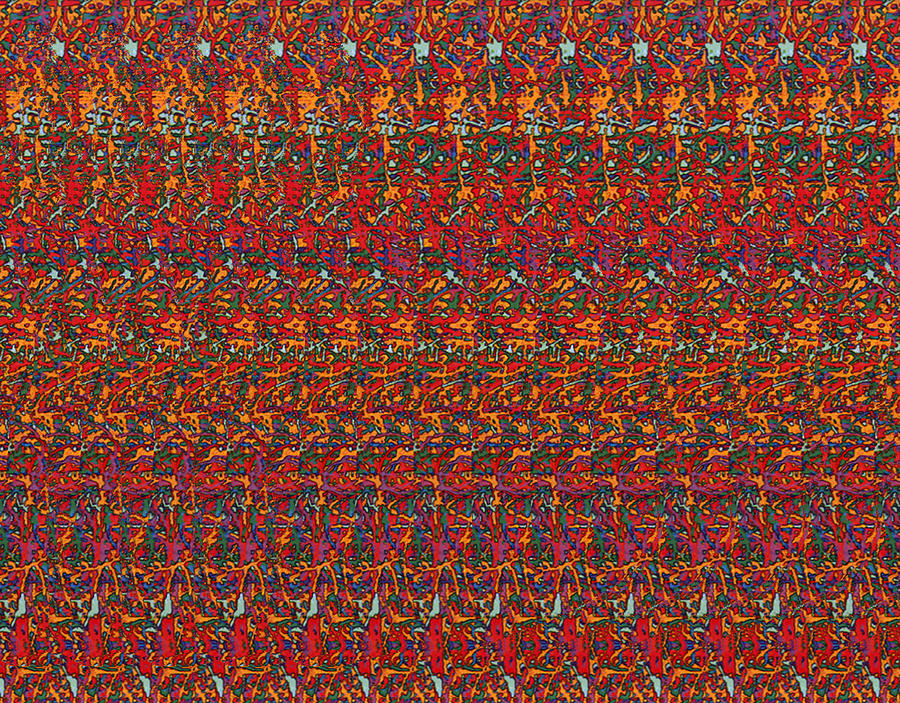 Deer stereogram Digital Art by Vijay Sonar - Fine Art America