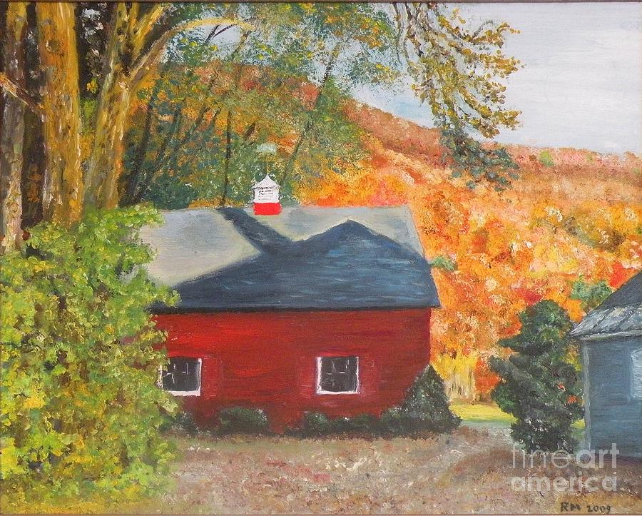 Deerfield Autumn, Deerfield, Massachusetts Painting by Robert Moore ...