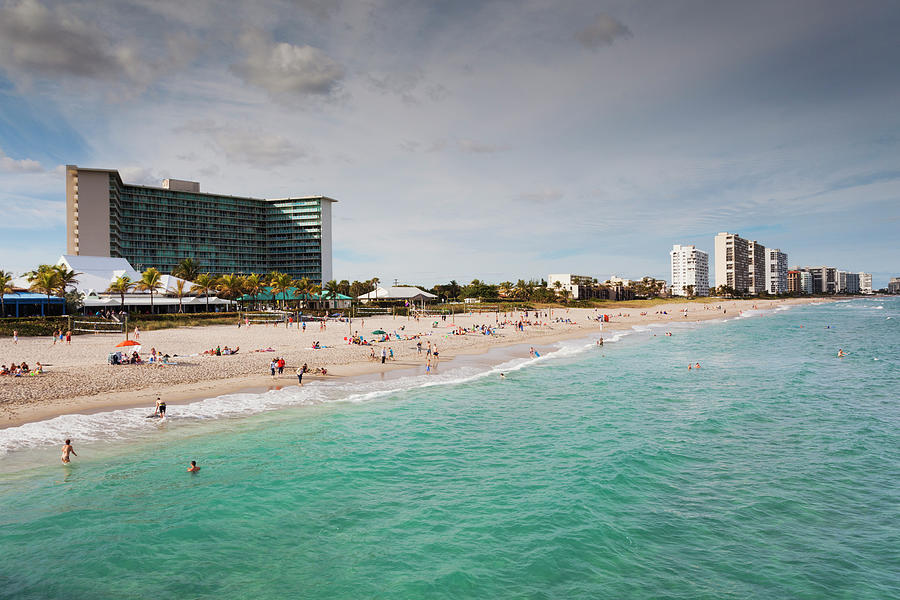 Deerfield Beach, Florida, Exterior View Photograph by Walter Bibikow