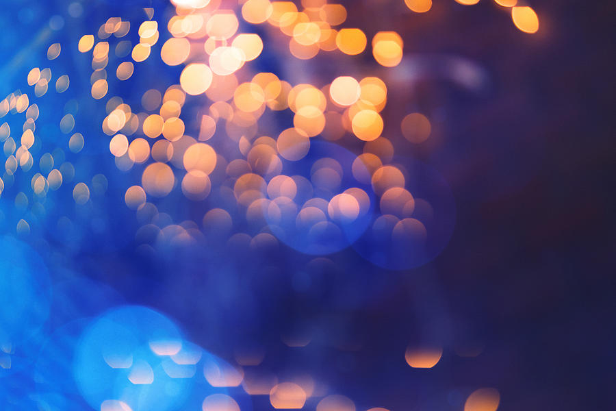 Defocused lights background Photograph by Peter Zelei Images
