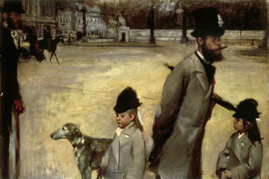 Degas Place De La Concorde Painting by Granger