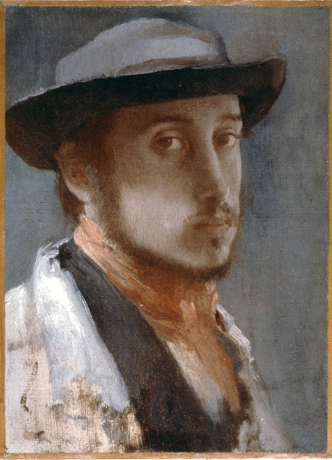 Degas Self-portrait Painting by Granger