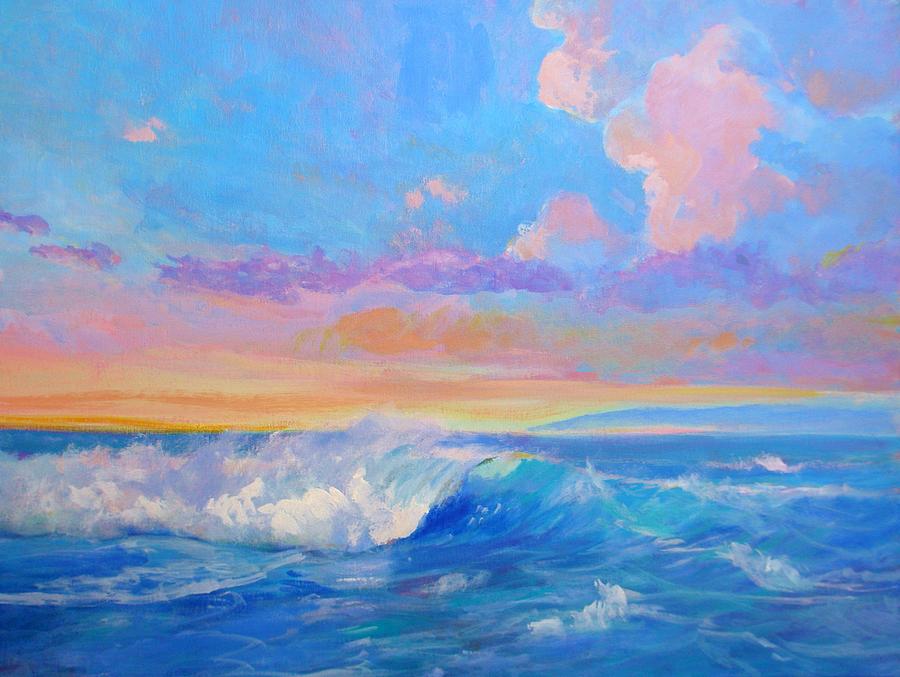 Sunset Painting - Del Mar Sunset by Jim Noel