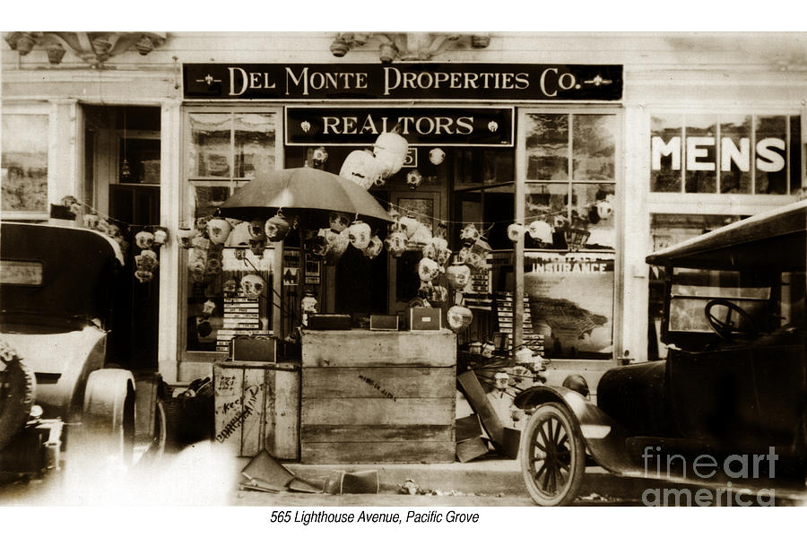 Del Monte Photograph - Del Monte Properties Company Pacific Grove circa 1923 by Monterey County Historical Society