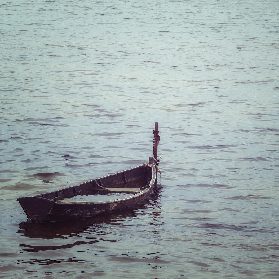 Boat Photograph - Delapidated Boat by Joana Kruse