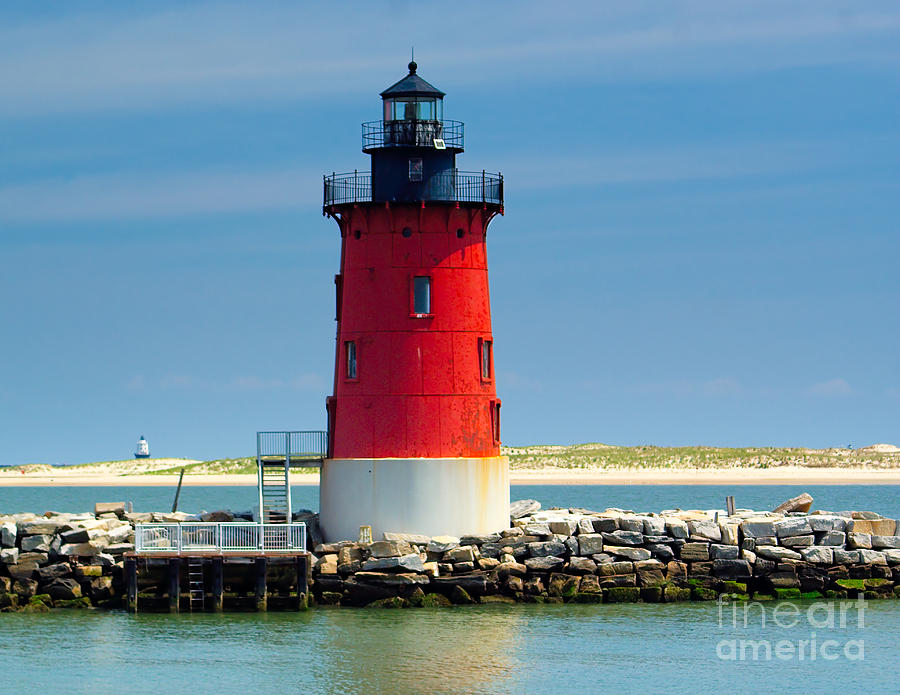 Delaware Breakwater Lighthouse Photograph by Nick Zelinsky Jr