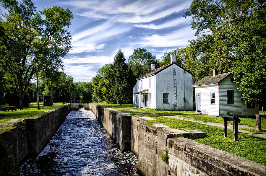 Delaware Canal Kingston New Jersey Photograph by Bill Cannon