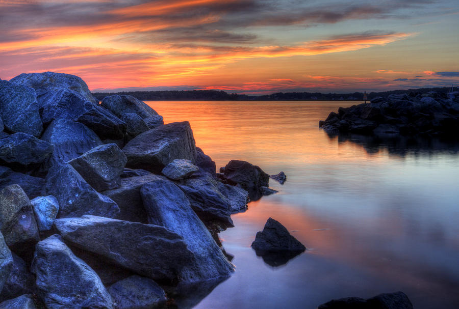 Delaware Sunset Photograph by David Dufresne
