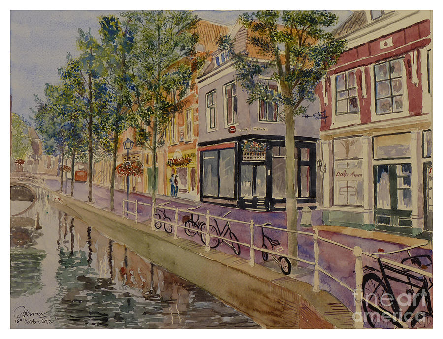 Delft Holland Painting by Godwin Cassar