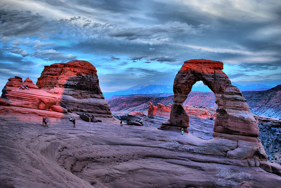 Delicate Arch at Sunset Photograph by Gregory Ballos