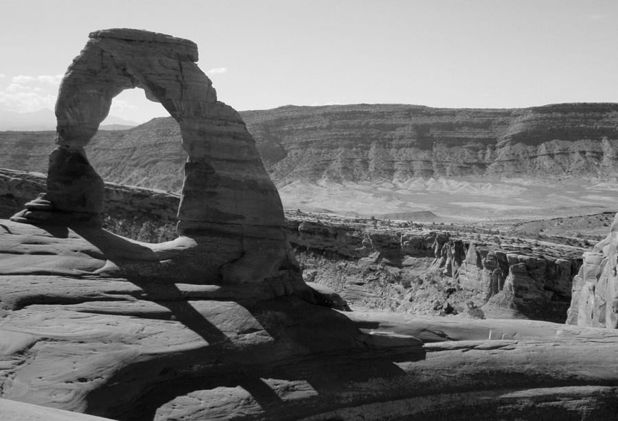 Delicate Arch in Black and White Photograph by Nina Donner - Fine Art ...