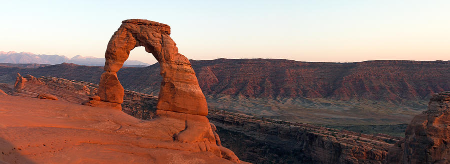 Delicate Arch Panorama Photograph by Nicholas Blackwell