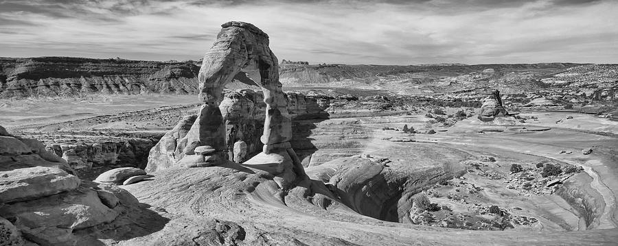 Delicate Arch Wide Photograph by Allan Van Gasbeck