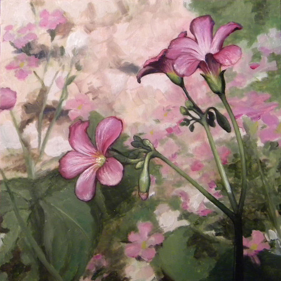 Delicate Flowers Painting by Rebekah Reed - Fine Art America