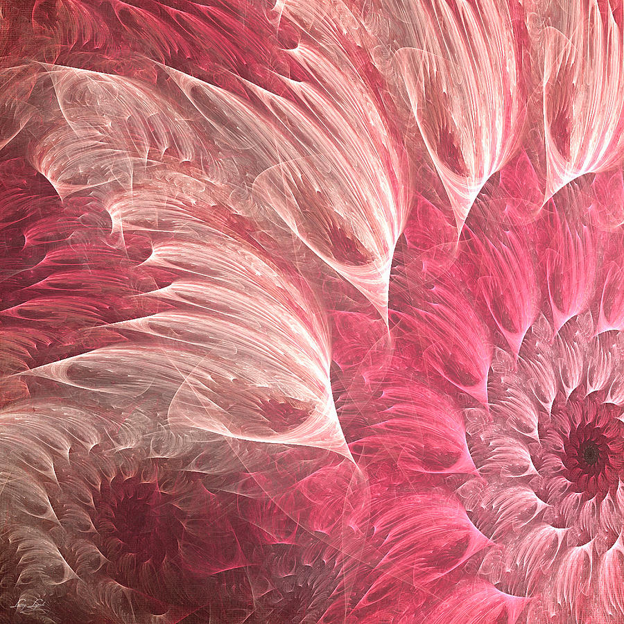 Abstract Digital Art - Delicately by Lourry Legarde