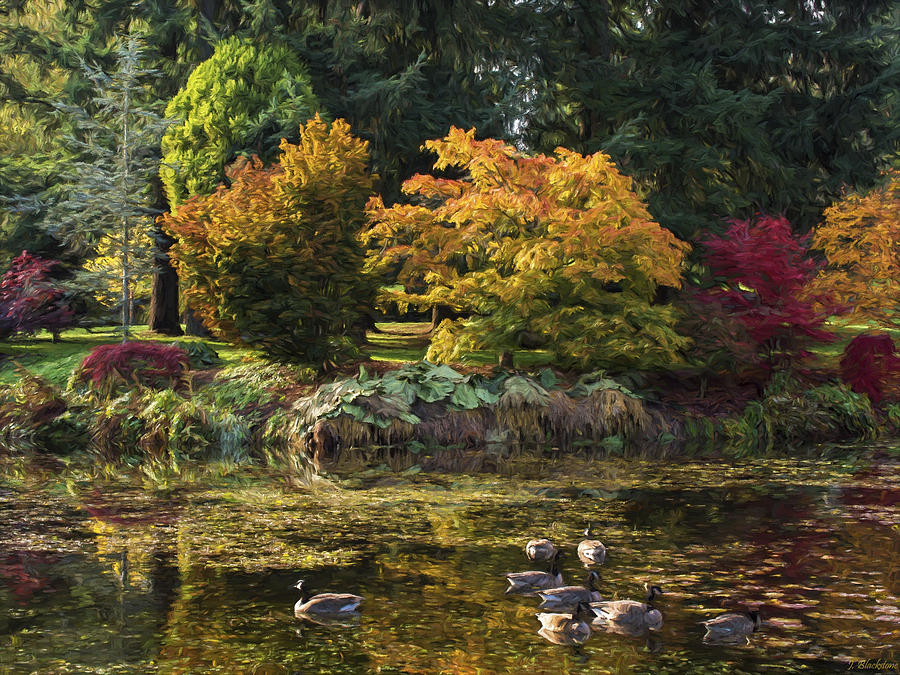 Nature Painting - Delicious Autumn - Autumn Art by Jordan Blackstone