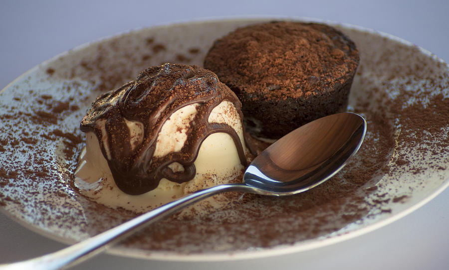 Ice Cream Photograph - Delicious Browny by Floyd Raymer