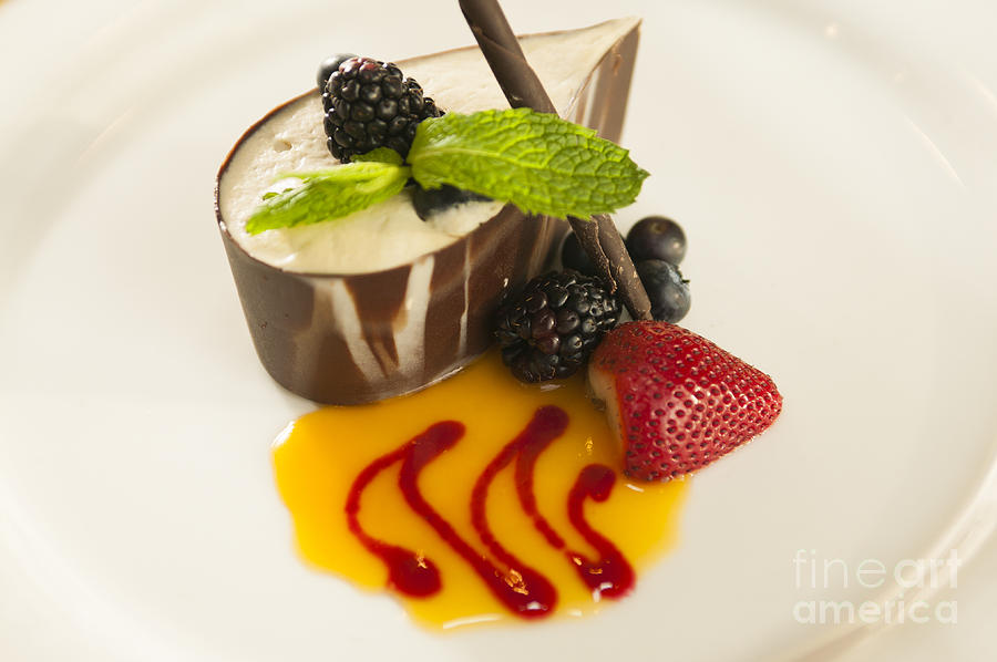 Delicious strawberry dessert. Photograph by Don Landwehrle