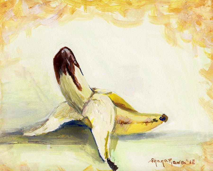 Delightfully Delectable 1 Banana Painting by Shana Rowe Jackson