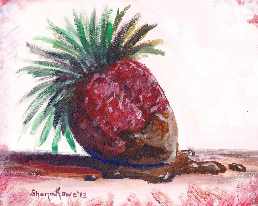 Delightfully Delectable 2 Strawberry Painting by Shana Rowe Jackson