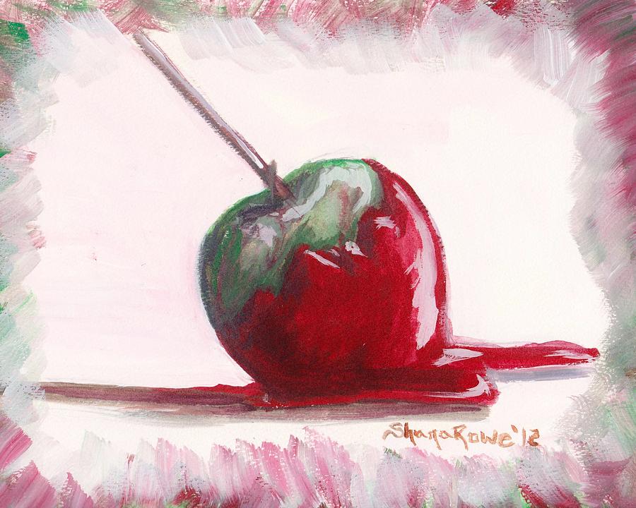 Delightfully Delectable 4 Candy Apple Painting by Shana Rowe Jackson