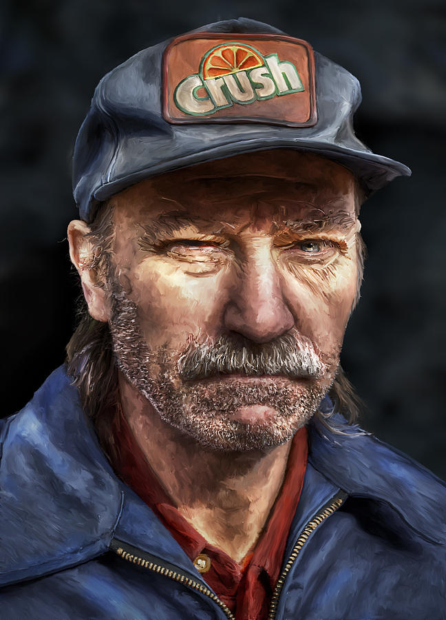 Portrait Digital Art - Delivery Man by Rick Mosher