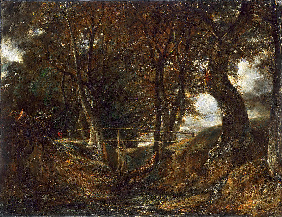 Dell at Helmingham Park Painting by John Constable