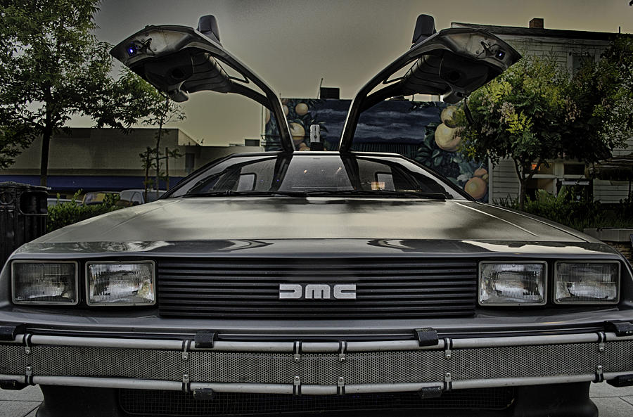 DeLorean BTTF Photograph by Byron Croft - Pixels