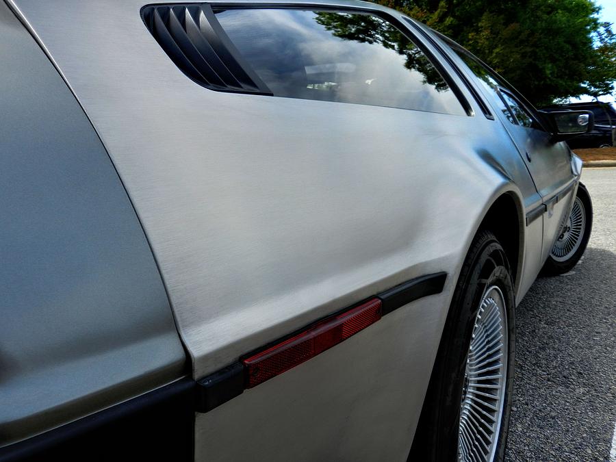 Car Photograph - DeLorean DMC-12 by Lance Vaughn