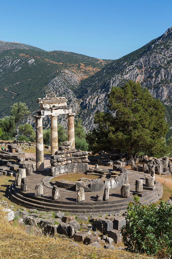 Delphi, Phocis, Greece. The Tholos Photograph by Panoramic Images