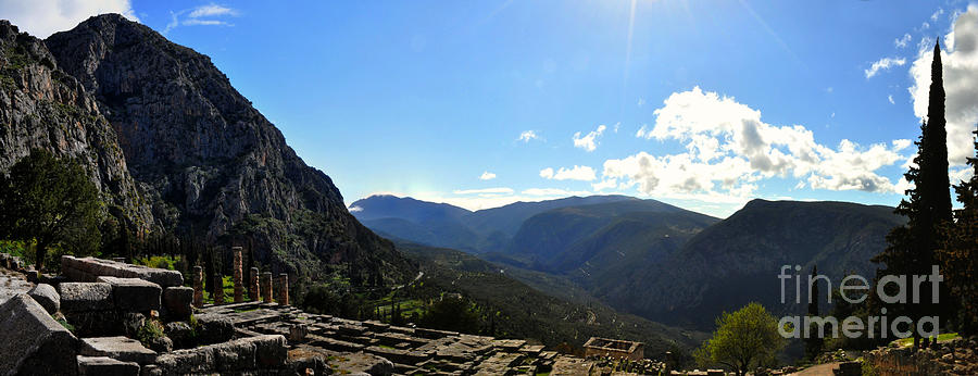 Delphi Valley Morning Photograph by Eric Liller