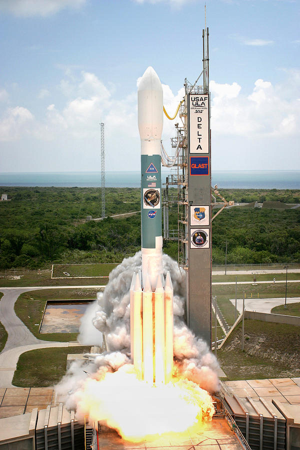 Delta II Launch With Space Telescope Photograph by Science Source