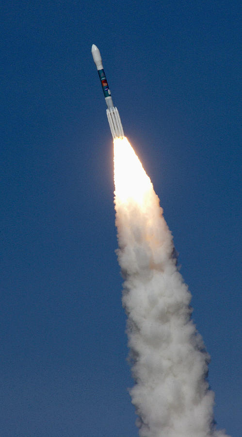 Space Photograph - Delta II Rocket by Science Source