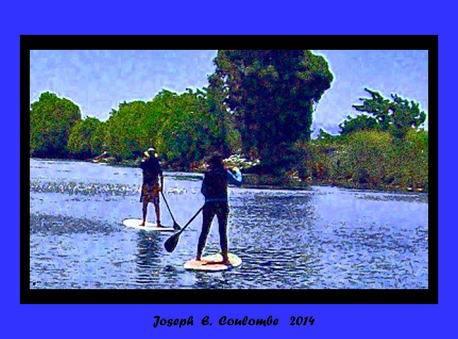 Delta Paddle Board Buddies Photograph by Joseph Coulombe