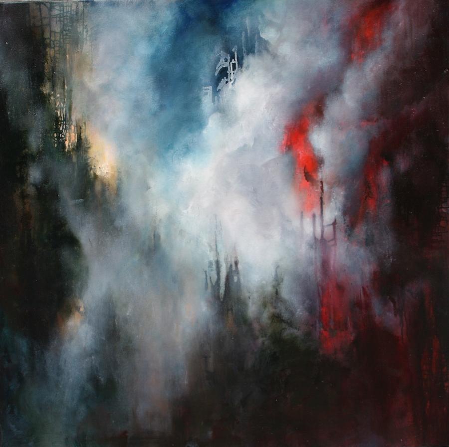 Abstract Painting - Delusions of  Granduer by Lissa Bockrath
