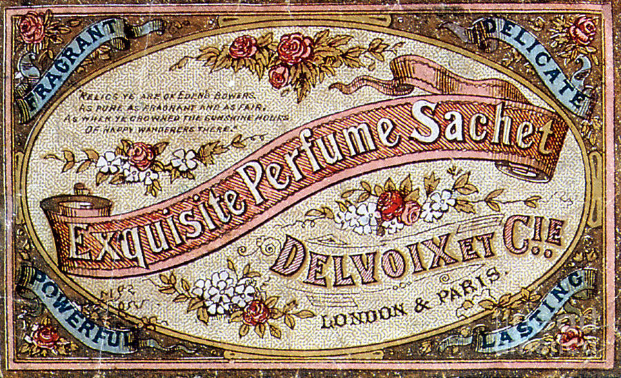 Delvoix Exquisite Perfume Sachet, 1880 Photograph by Science Source