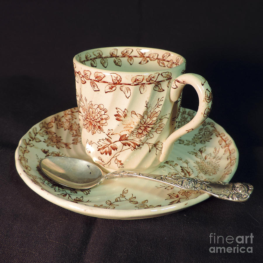 Still Life Photograph - Demitasse Cup 1 by Nancy L Marshall
