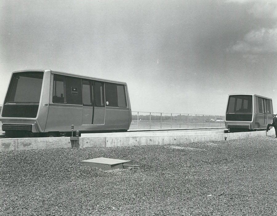 Vintage Photograph - Demonstration Transit System by Retro Images Archive