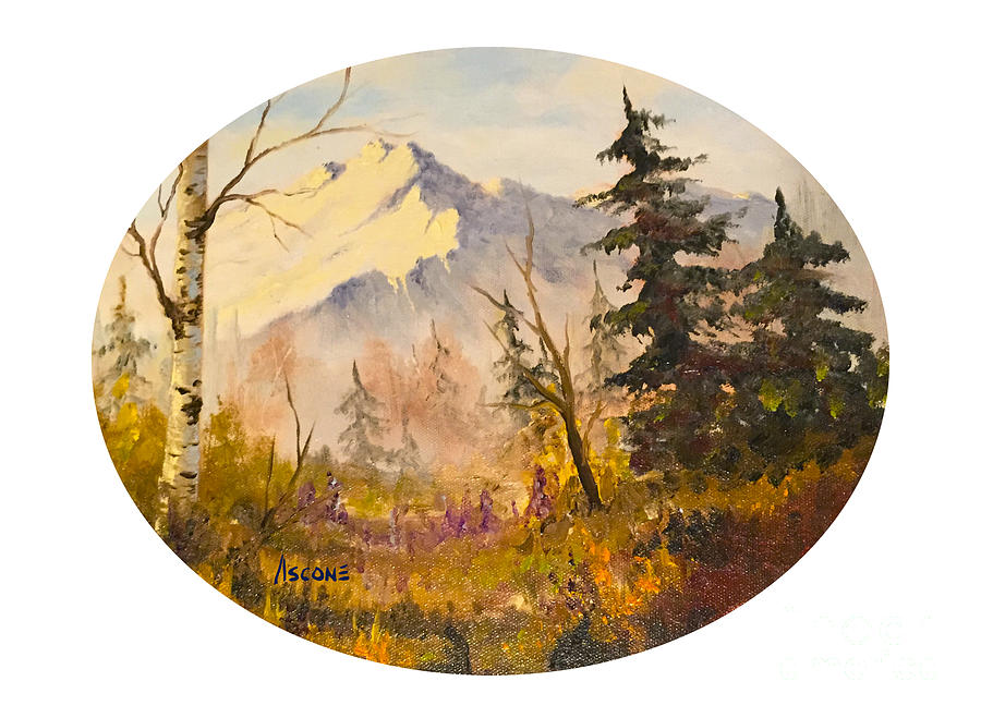 Denali Autumn Painting by Teresa Ascone