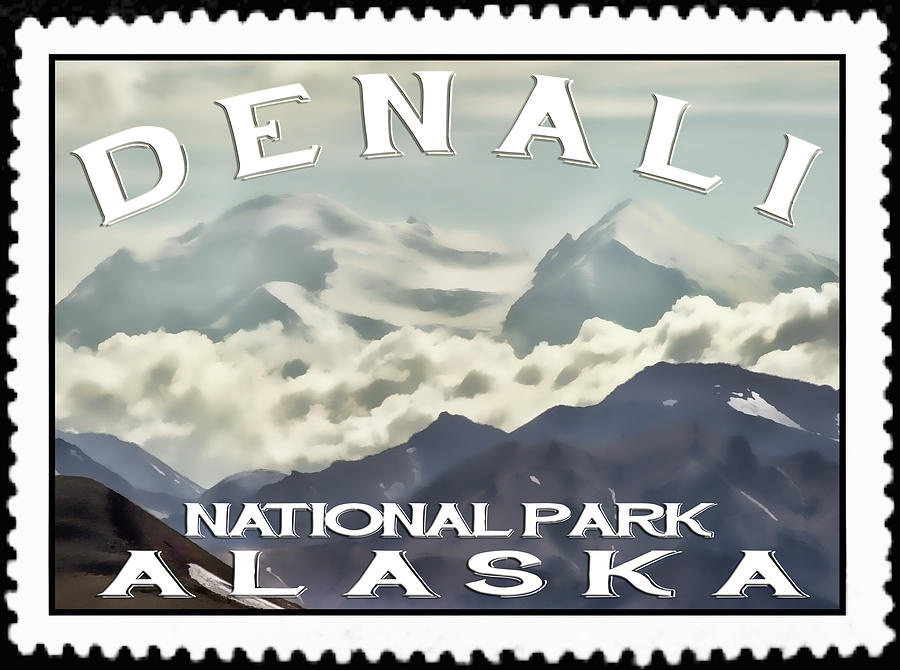 Denali Postage Stamp  Photograph by Heather Applegate