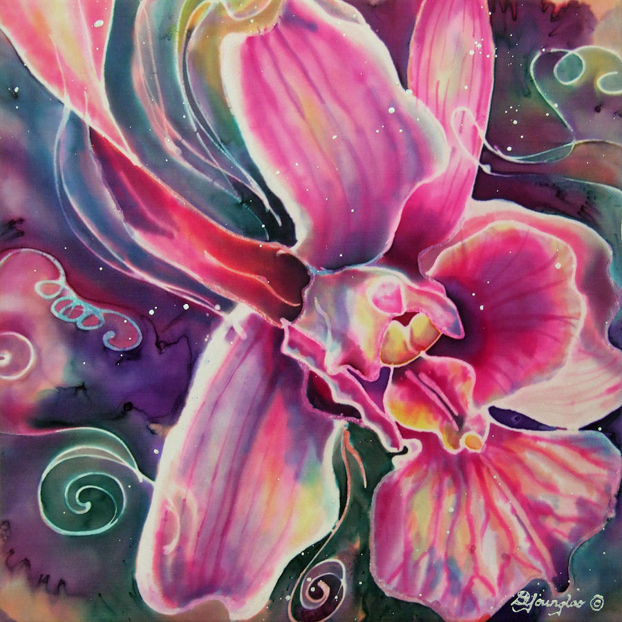 Orchid Painting - Dendrobium II by Deborah Younglao