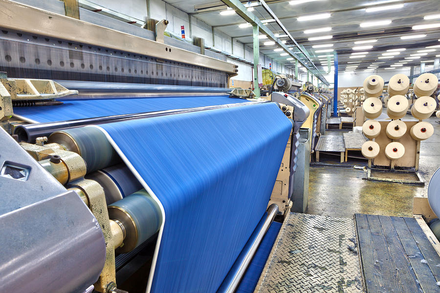 Denim Textile Industry - Big Weaving Room, HDR Photograph by Danishkhan