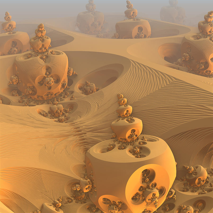 Fractal Digital Art - Denizens of the Dune by Stuart Painter