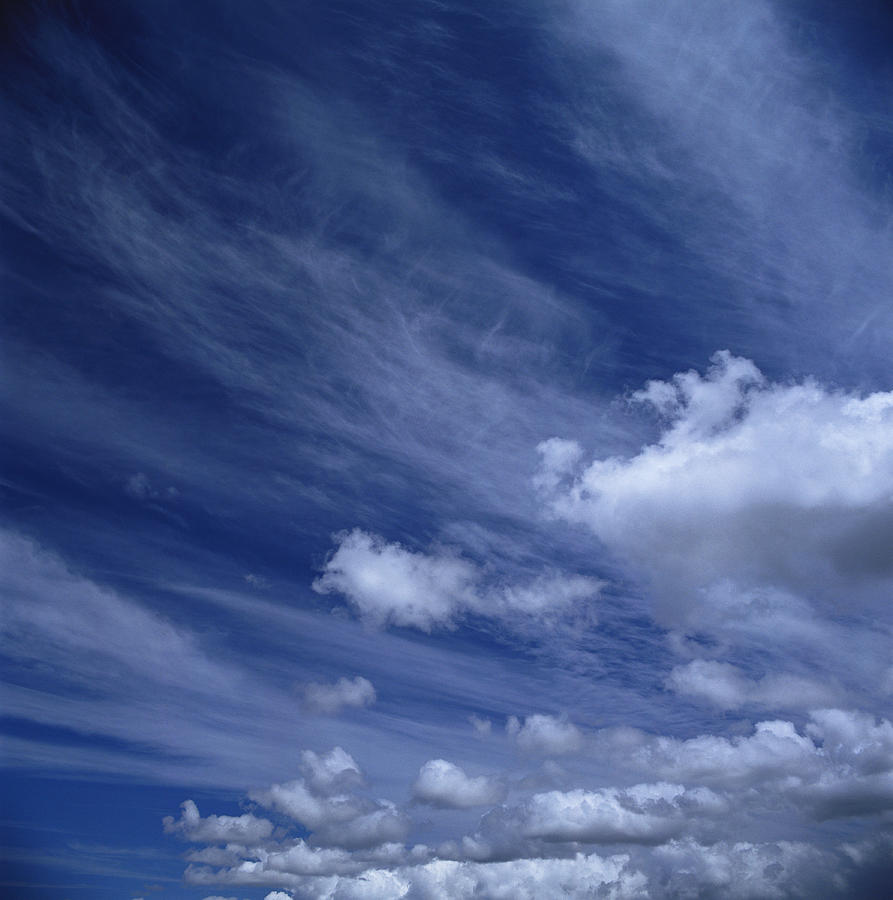 Dense Cirrus Clouds With Cirrostratus Photograph by Phillip Hayson