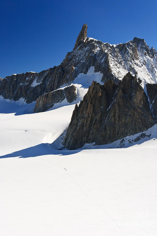 Dent du Geant - Mont Blanc Photograph by Antonio Scarpi