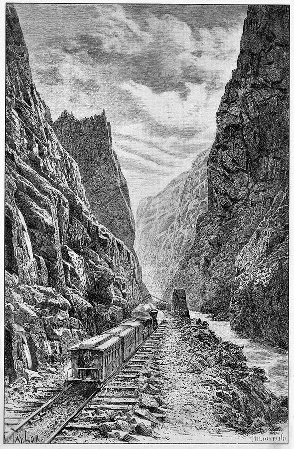 Train Photograph - Denver And Rio Grande Railroad by Cci Archives