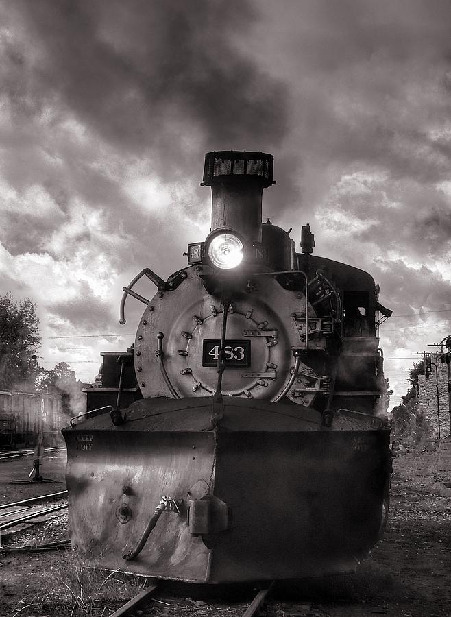 Denver and Rio Grande Western 483 Under Steam Photograph by Ken Smith