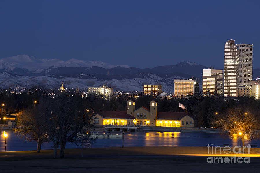 Denver at Dawn Photograph by Steven Parker