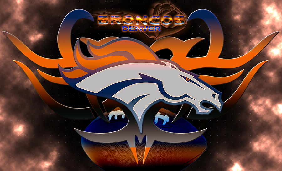 Denver Broncos Digital Art by Becca Buecher - Fine Art America